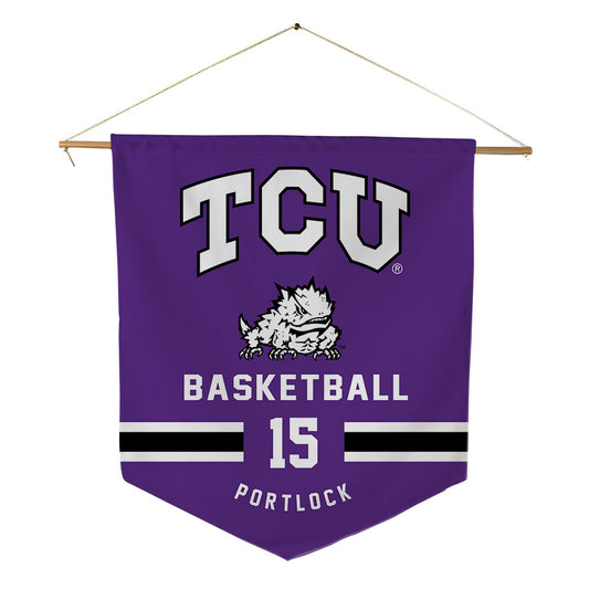 TCU - NCAA Women's Basketball : Sarah Portlock - Pennant - 18" x 21"-0