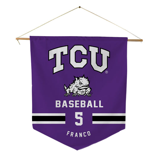 TCU - NCAA Baseball : Lucas Franco - Pennant - 18" x 21"-0