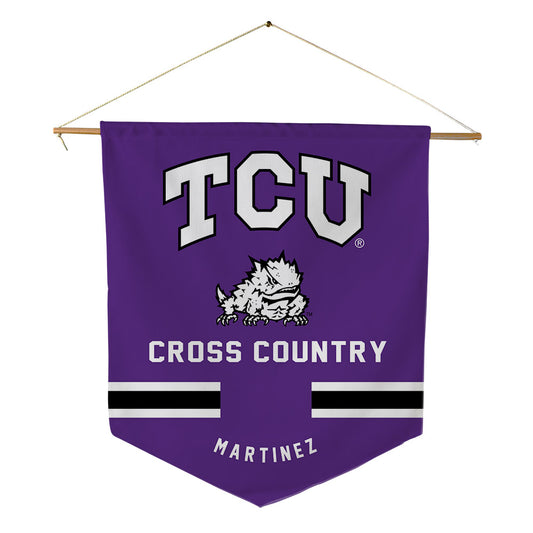 TCU - NCAA Men's Cross Country : Grant Martinez - Pennant - 18" x 21"-0