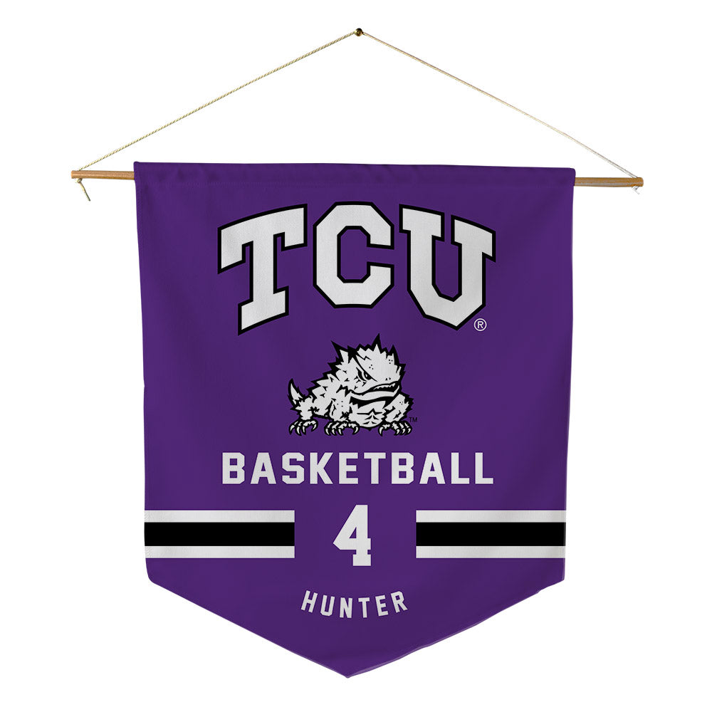 TCU - NCAA Women's Basketball : Donovyn Hunter - Pennant - 18" x 21"-0