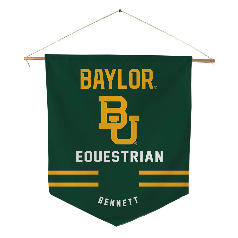 Baylor - NCAA Equestrian : Kaydee Bennett - Pennant - 18" x 21"-0