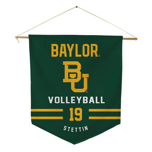 Baylor - NCAA Women's Volleyball : Emelyn Stettin - Pennant - 18" x 21"-0