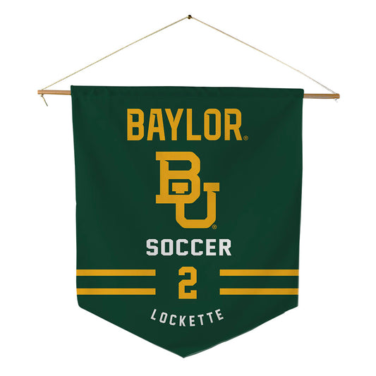 Baylor - NCAA Women's Soccer : Alysiah Lockette - Pennant - 18" x 21"-0