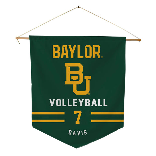 Baylor - NCAA Women's Volleyball : Victoria Davis - Pennant - 18" x 21"-0