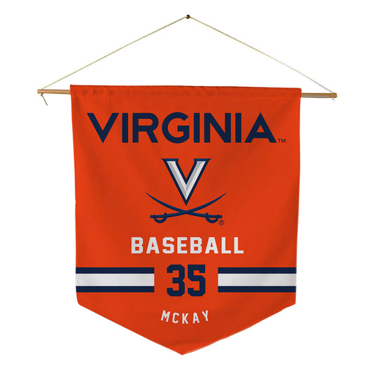 Virginia - NCAA Baseball : Cullen McKay - Pennant - 18" x 21"-0