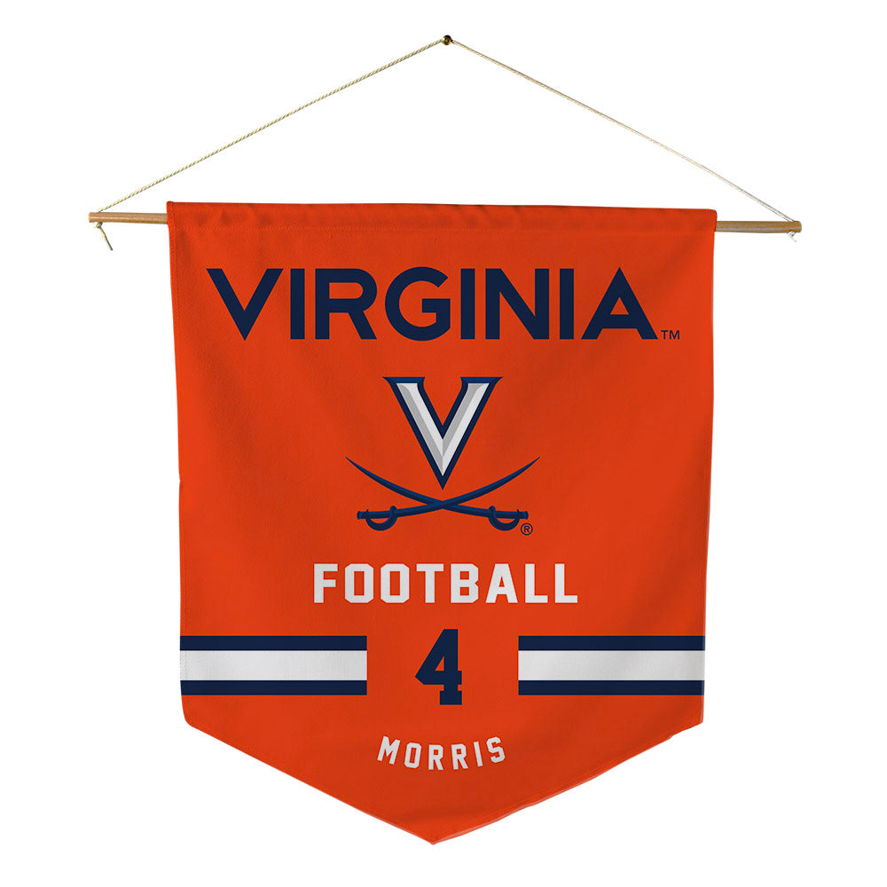 Virginia - NCAA Football : Chandler Morris - Pennant - 18" x 21"-0