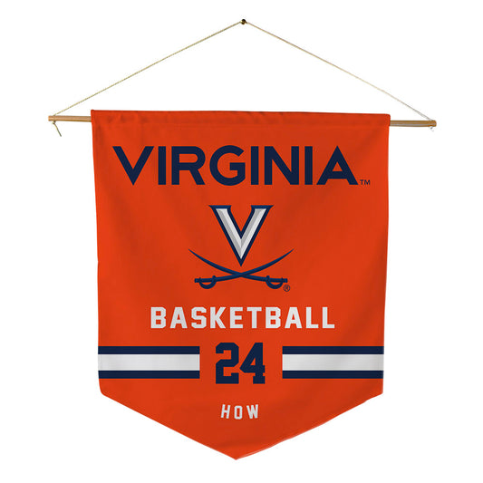 Virginia - NCAA Men's Basketball : Tristan How - Pennant - 18" x 21"-0