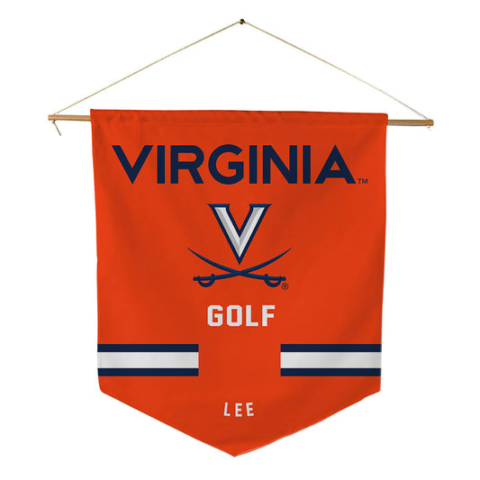 Virginia - NCAA Men's Golf : Michael Lee - Pennant - 18" x 21"-0
