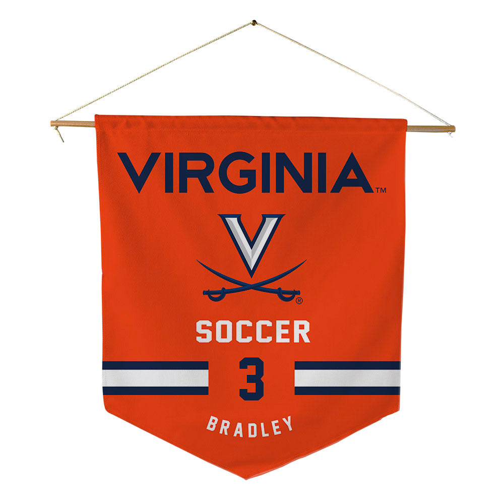 Virginia - NCAA Women's Soccer : Sophia Bradley - Pennant - 18" x 21"-0