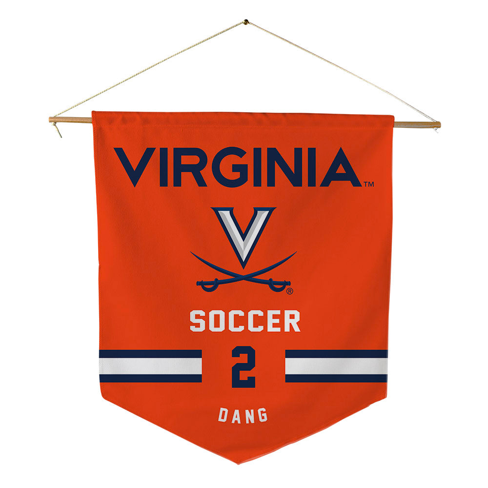 Virginia - NCAA Men's Soccer : Nick Dang - Pennant - 18" x 21"-0
