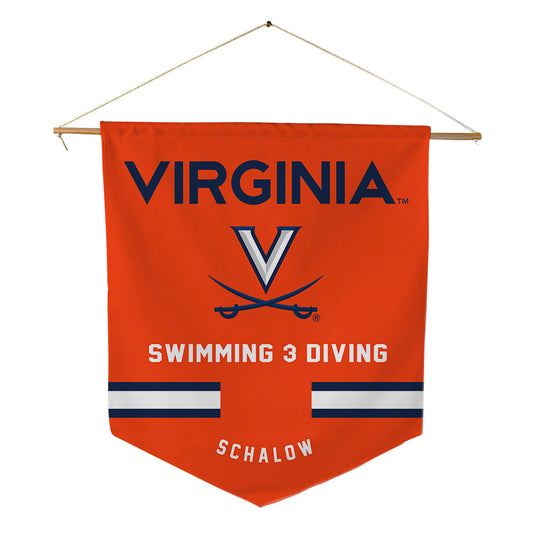 Virginia - NCAA Women's Swimming & Diving : Maggie Schalow - Pennant - 18" x 21"-0