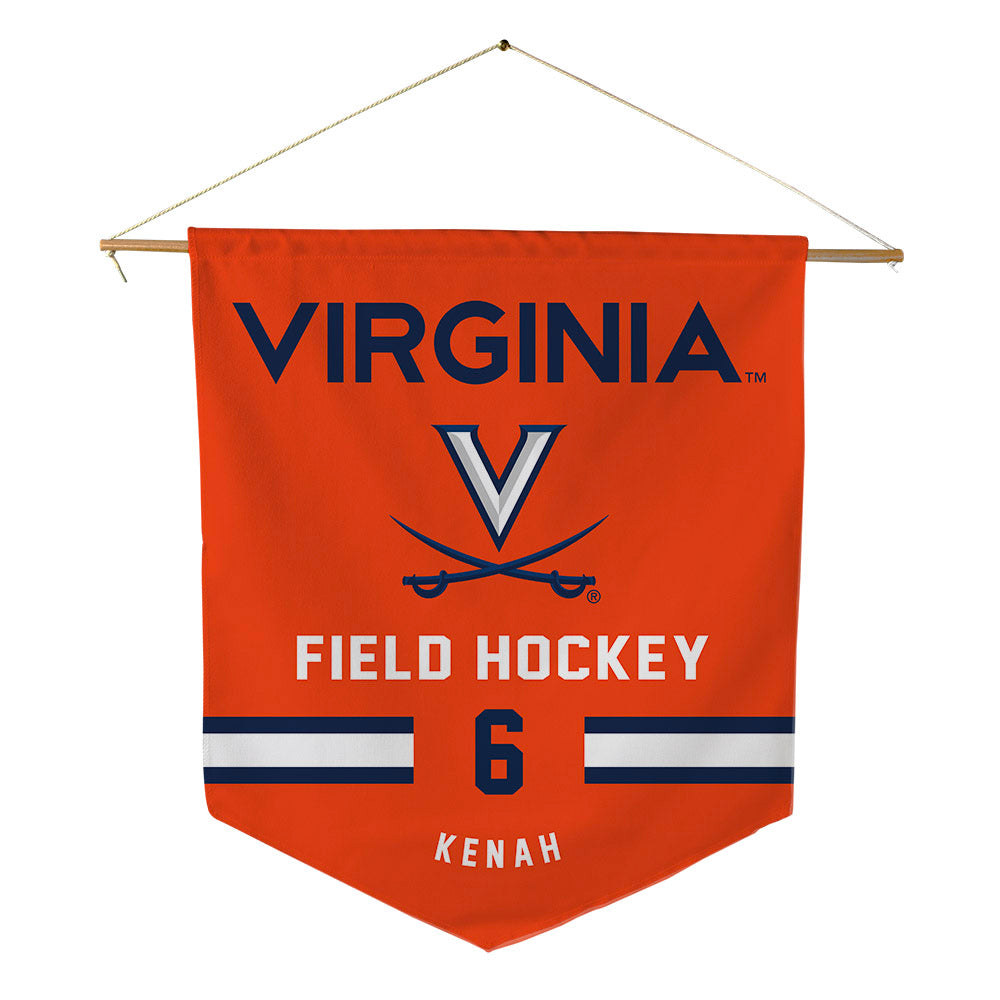 Virginia - NCAA Women's Field Hockey : Lauren Kenah - Pennant - 18" x 21"-0