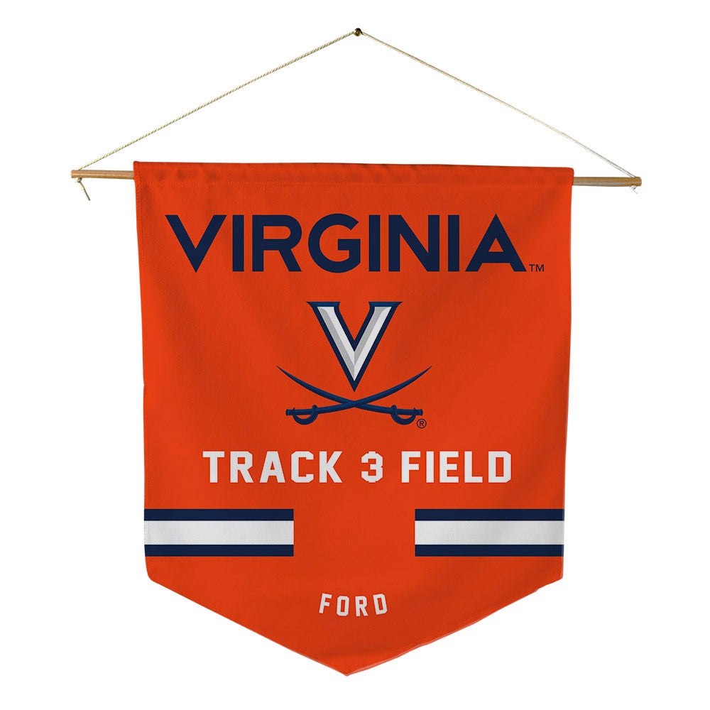Virginia - NCAA Men's Track & Field : James Ford - Pennant - 18" x 21"-0