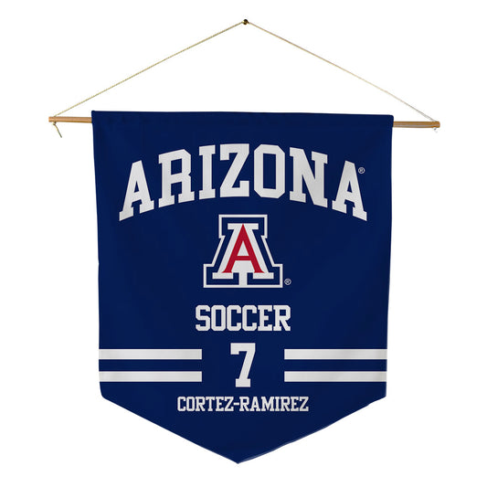 Arizona - NCAA Women's Soccer : Leilani Cortez-Ramirez - Pennant - 18" x 21"-0
