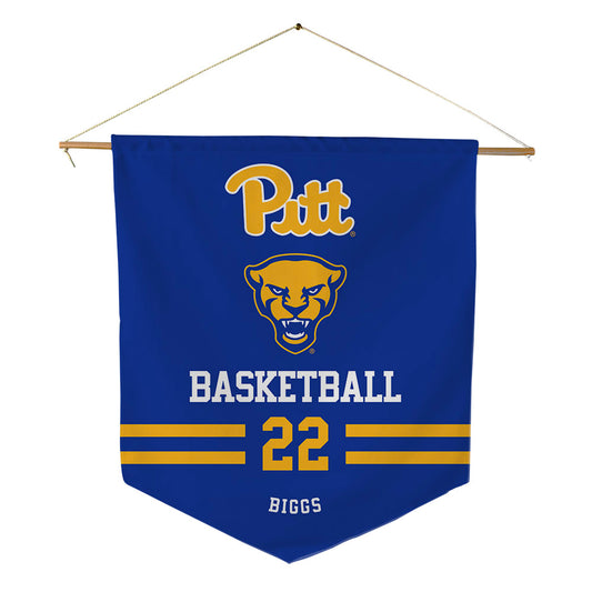 Pittsburgh - NCAA Women's Basketball : Audrey Biggs - Pennant - 18" x 21"-0