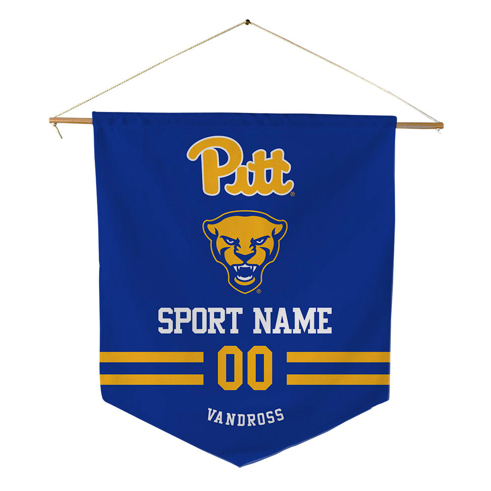 Pittsburgh - NCAA Women's Lacrosse : Madison Vandross - Pennant - 18" x 21"-0