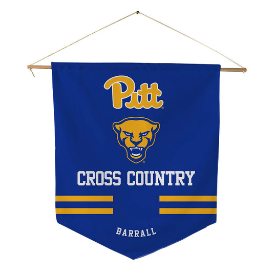 Pittsburgh - NCAA Women's Cross Country : Elena Barrall - Pennant - 18" x 21"-0