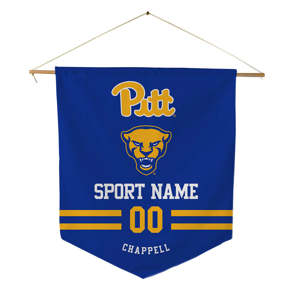 Pittsburgh - NCAA Wrestling : Tyler Chappell - Pennant - 18" x 21"-0