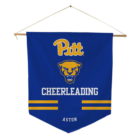 Pittsburgh - NCAA Cheerleading : Carly Aston - Pennant - 18" x 21"-0