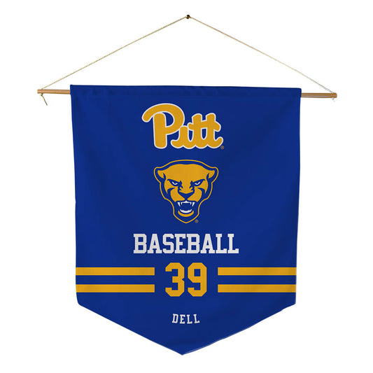 Pittsburgh - NCAA Baseball : Richie Dell - Pennant - 18" x 21"-0