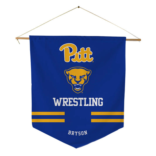 Pittsburgh - NCAA Wrestling : Bryson Harrington Bryson - Pennant - 18" x 21"-0