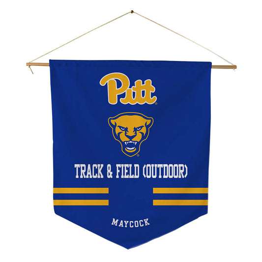 Pittsburgh - NCAA Women's Track & Field : Maya Maycock - Pennant - 18" x 21"-0
