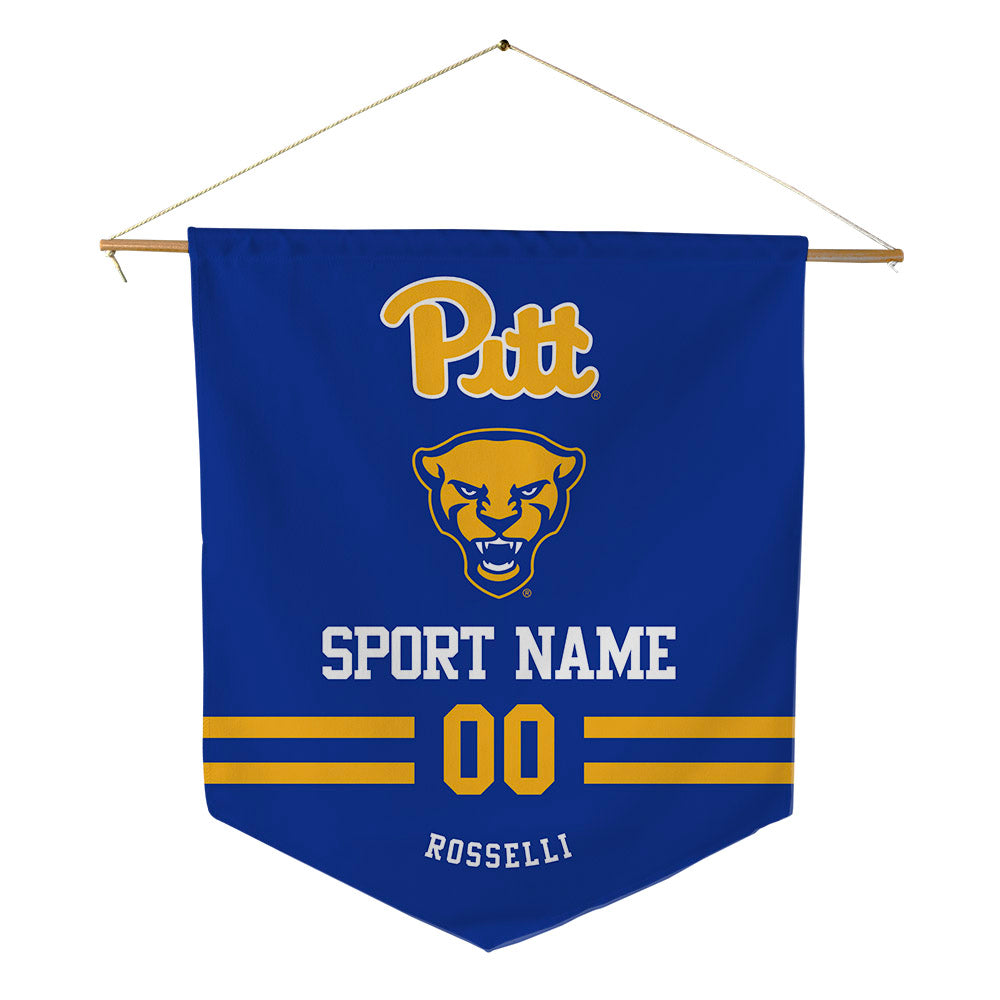 Pittsburgh - NCAA Wrestling : Jaxson Rosselli - Pennant - 18" x 21"-0