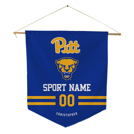 Pittsburgh - NCAA Men's Soccer : Owen Christopher - Pennant - 18" x 21"-0
