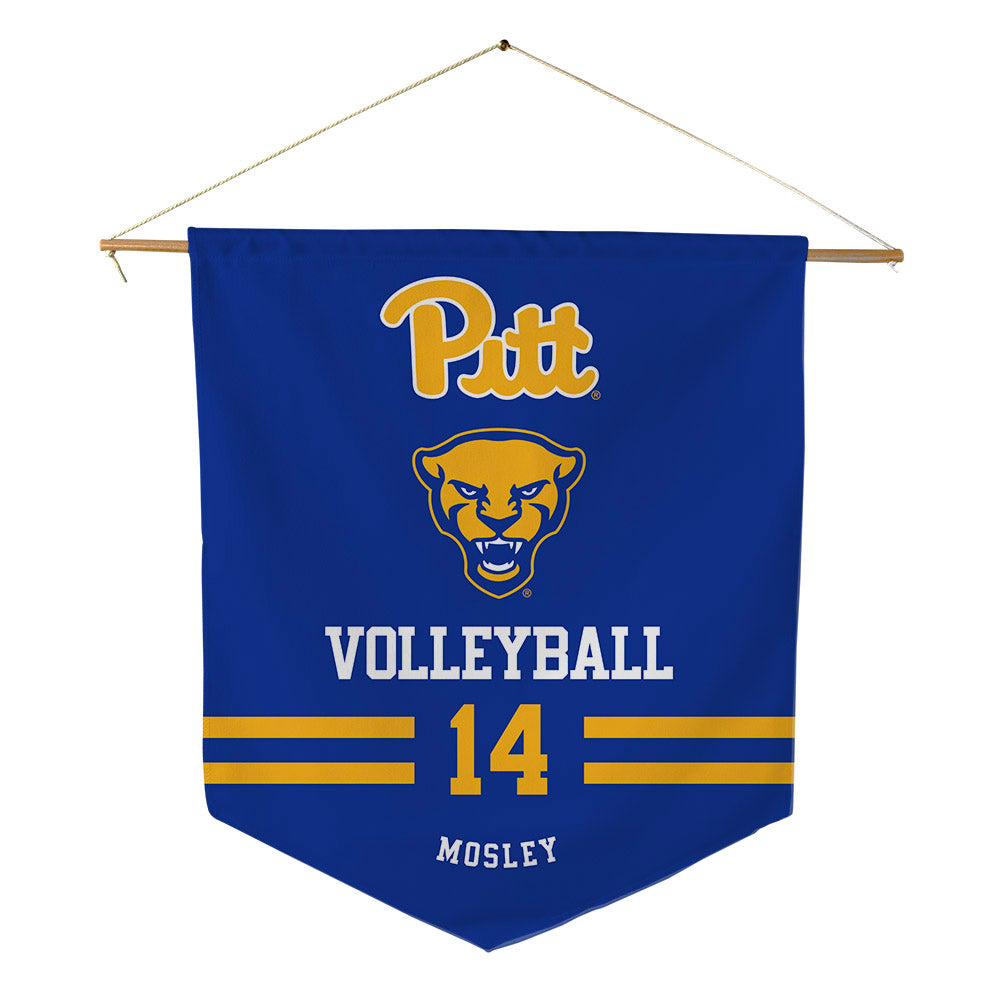 Pittsburgh - NCAA Women's Volleyball : Logan Mosley - Pennant - 18" x 21"-0