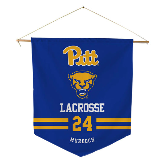 Pittsburgh - NCAA Women's Lacrosse : Addison Murdoch - Pennant - 18" x 21"-0
