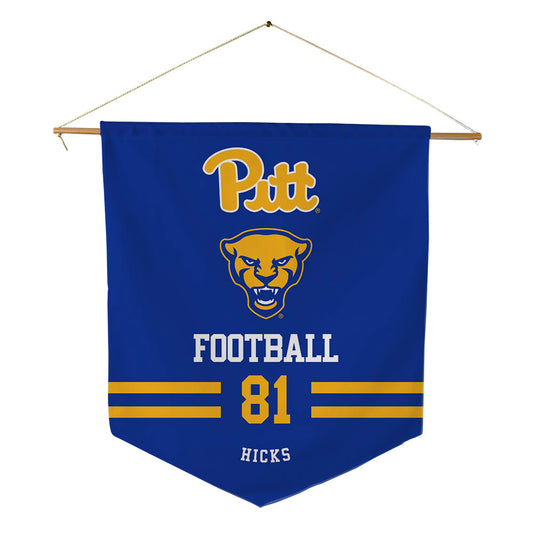 Pittsburgh - NCAA Football : Cataurus Hicks - Pennant - 18" x 21"-0