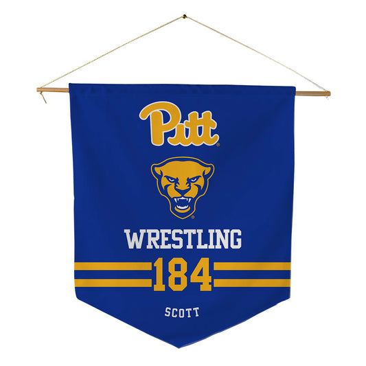 Pittsburgh - NCAA Wrestling : Kyle Scott - Pennant - 18" x 21"-0