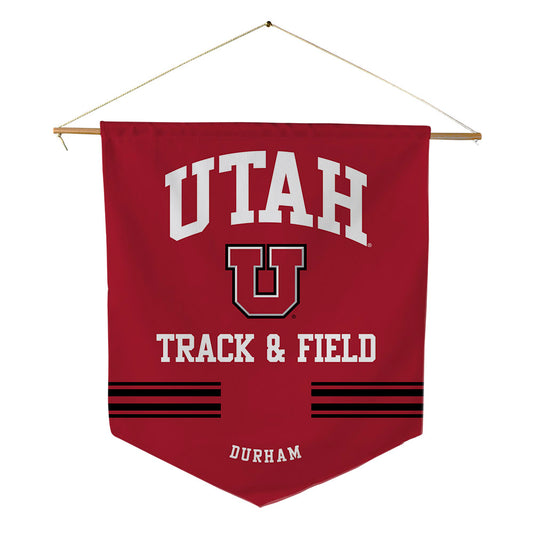 Utah - NCAA Women's Track & Field : Kaitlyn Durham - Pennant - 18" x 21"-0