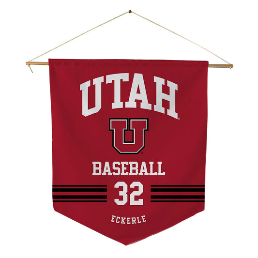Utah - NCAA Baseball : Blake Eckerle - Pennant - 18" x 21"-0