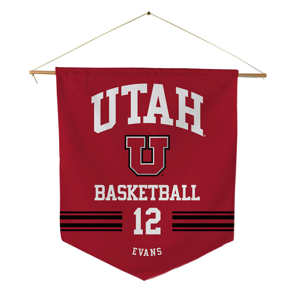 Utah - NCAA Women's Basketball : Chyra Evans - Pennant - 18" x 21"-0