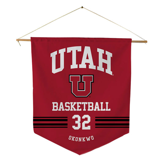 Utah - NCAA Men's Basketball : James Okonkwo - Pennant - 18" x 21"-0