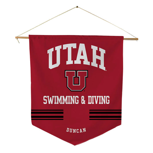 Utah - NCAA Women's Swimming & Diving : Alexia Duncan - Pennant - 18" x 21"-0