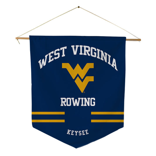 West Virginia - NCAA Women's Rowing : Lauren Keysee - Pennant - 18" x 21"-0