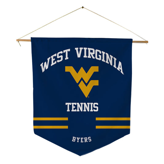 West Virginia - NCAA Women's Tennis : Lyla Byers - Pennant - 18" x 21"-0