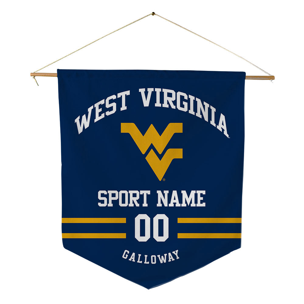 West Virginia - NCAA Football : Dawayne Galloway - Pennant - 18" x 21"-0