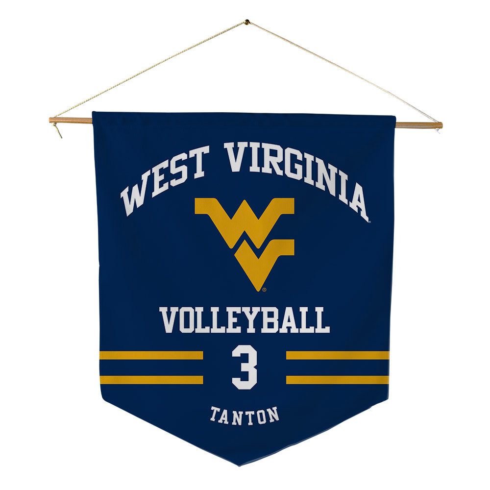 West Virginia - NCAA Women's Volleyball : Cassidy Tanton - Pennant - 18" x 21"-0