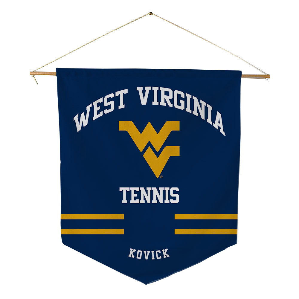 West Virginia - NCAA Women's Tennis : Kendall Kovick - Pennant - 18" x 21"-0