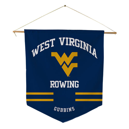 West Virginia - NCAA Women's Rowing : Emily Gubbins - Pennant - 18" x 21"-0