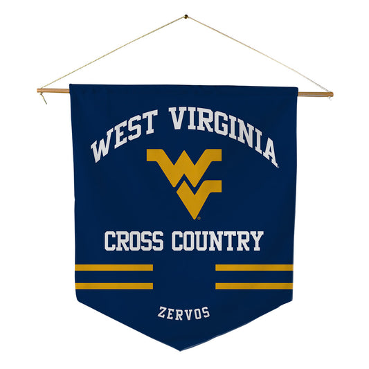 West Virginia - NCAA Women's Cross Country : Zara Zervos - Pennant - 18" x 21"-0