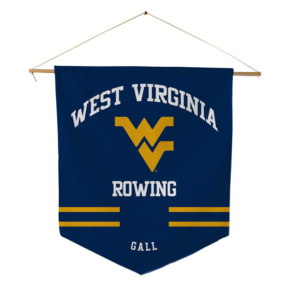 West Virginia - NCAA Women's Rowing : Anna Gall - Pennant - 18" x 21"-0