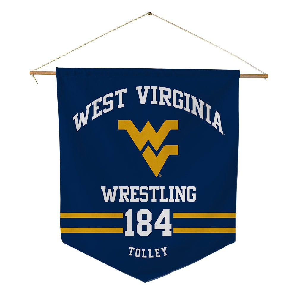 West Virginia - NCAA Wrestling : Cole Tolley - Pennant - 18" x 21"-0