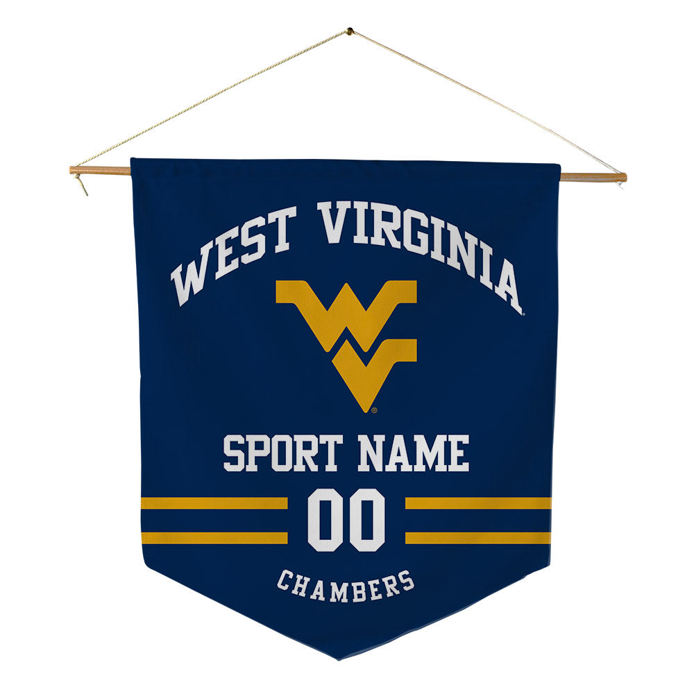 West Virginia - NCAA Football : Jason Chambers - Pennant - 18" x 21"-0
