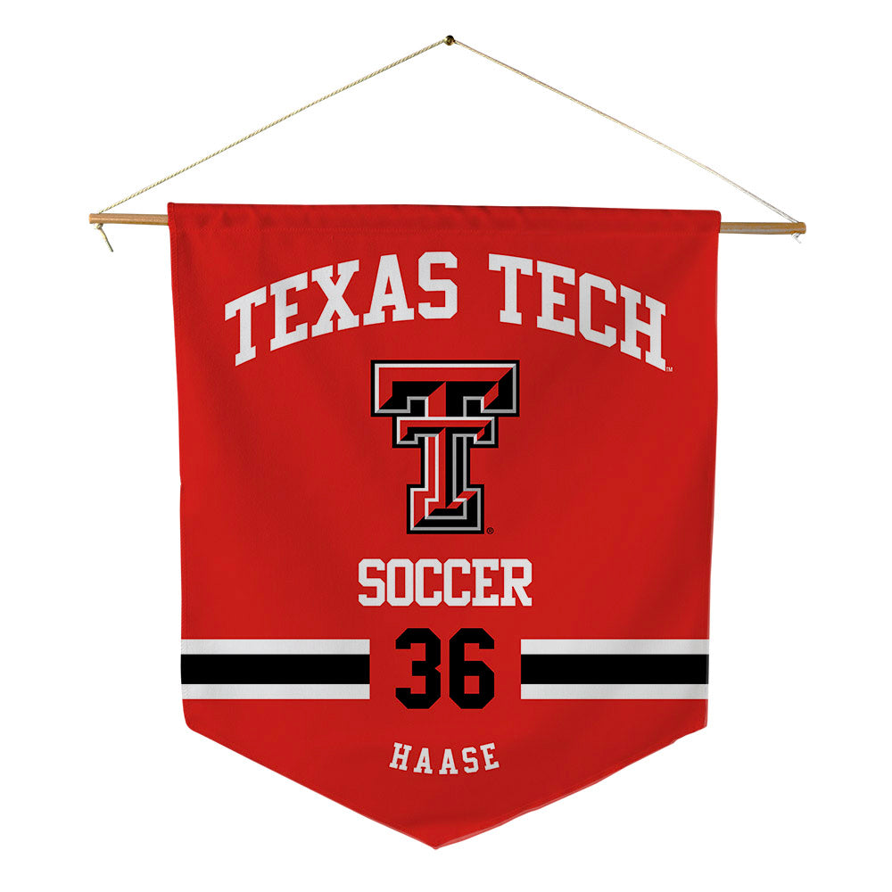 Texas Tech - NCAA Women's Soccer : Skylar Haase - Pennant - 18" x 21"-0