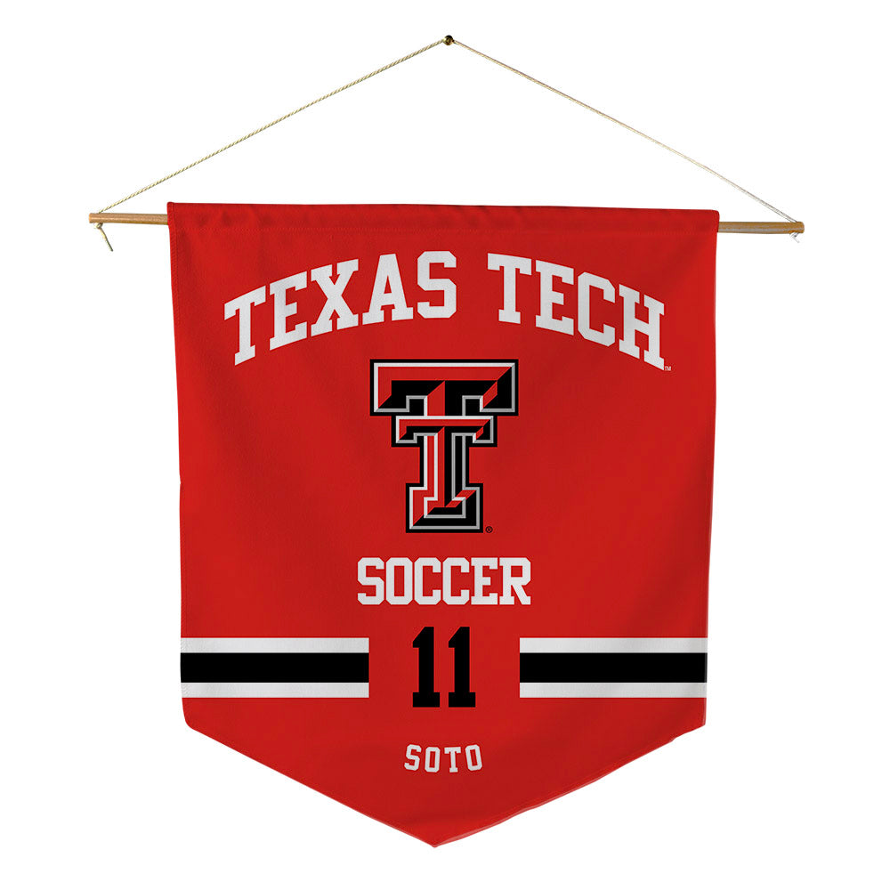 Texas Tech - NCAA Women's Soccer : Chloe Soto - Pennant - 18" x 21"-0
