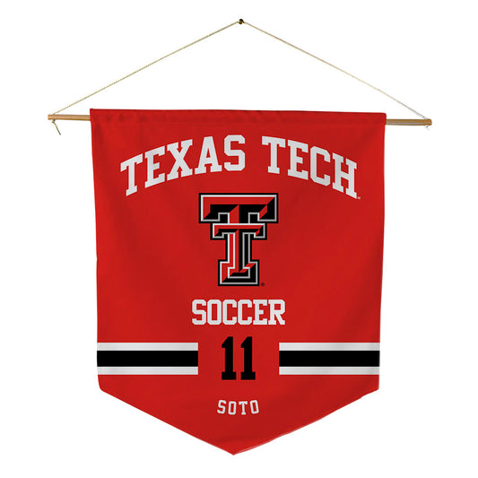 Texas Tech - NCAA Women's Soccer : Chloe Soto - Pennant - 18" x 21"-0